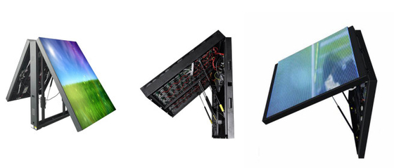 علامات نصب LED مزدوجة الجوانب P6 RGB لوحة إعلانات خارجية