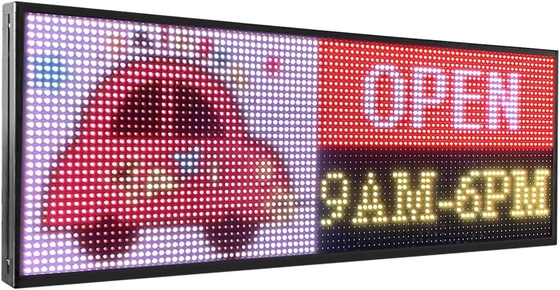 لافتات LED رقمية خارجية قابلة للبرمجة P10 RGB بالألوان الكاملة لصورة النص