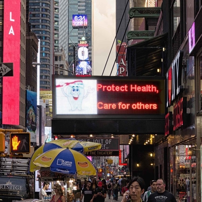 إعلانات الفيديو الخارجية P5 RGB Monument LED Signs لمطعم المتجر