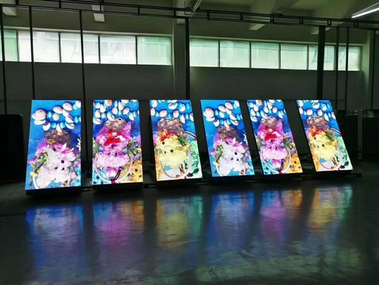 P6 LED وحدة خارجية RGB بالألوان الكاملة للفيديو مع خزانة ألومنيوم للخدمة الأمامية