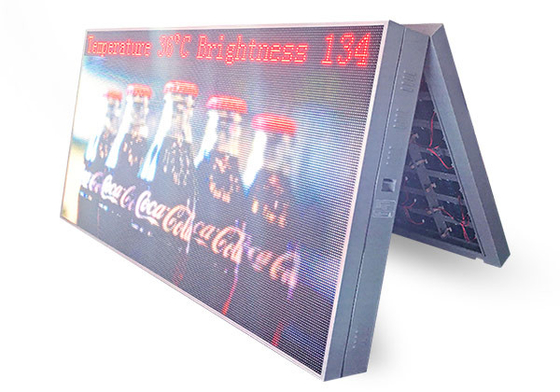 شاشة LED للخدمة الأمامية للإعلانات الخارجية P6.67 شاشة عرض نموذجية 320X160MM P6.67