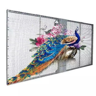 شاشة عرض LED شفافة P10.42 خارجية 1000x500mm خزانة ألومنيوم
