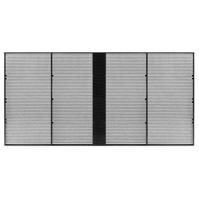 شاشة عرض LED شفافة P10.42 خارجية 1000x500mm خزانة ألومنيوم