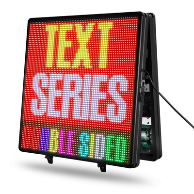 شاشة حائط فيديو LED USB P5 من جانبيين تظهر زاوية عرض واسعة