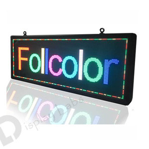 الهاتف قابلة للبرمجة LED علامات قابلة للبرمجة 160 * 320MM وحدة LED علامة التمرير P10 RGB