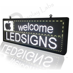 الهاتف قابلة للبرمجة LED علامات قابلة للبرمجة 160 * 320MM وحدة LED علامة التمرير P10 RGB