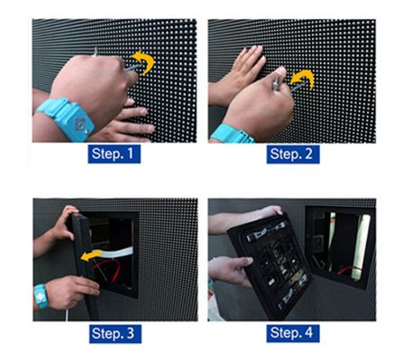 Colorlight Control System Front Service LED Screen with 1640x1160mm Size and SMD1921 Dot