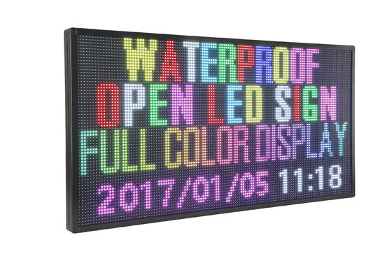 شاشة LED رقمية عالية الدقة RGB P5 خارجية بإطار من الألومنيوم