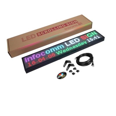 لافتات P5 LED الخارجية للأعمال ، لافتات الإعلانات الرقمية RGB في الهواء الطلق
