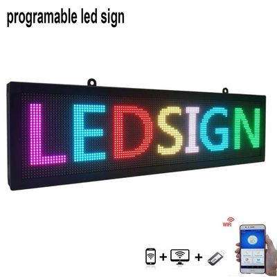 220V في الهواء الطلق LED التمرير لوحة العرض P5 Led تسجيل للنافذة الخلفية للسيارة