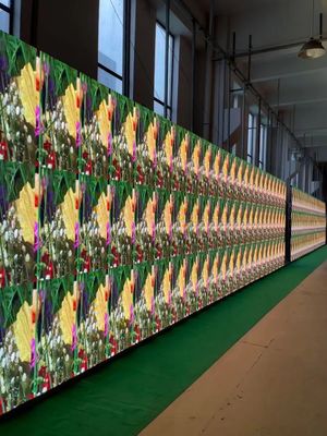 160x320mm في الهواء الطلق علامات LED قابلة للبرمجة P6RGB سهلة التركيب