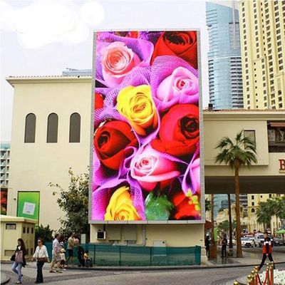 شاشة عرض الإعلانات LED الخارجية SMD3535 ، لوحة الإعلانات الرقمية LED P10