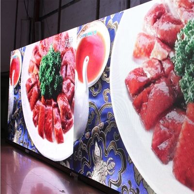 320 * 160 مم LED لوحة إعلانات تلفزيونية خارجية ، لوحات عرض حائط فيديو 60 هرتز