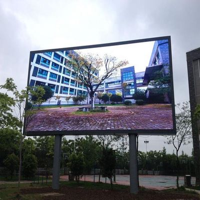 7500 CD شاشة عرض LED خارجية للإعلان 140 درجة زاوية عرض
