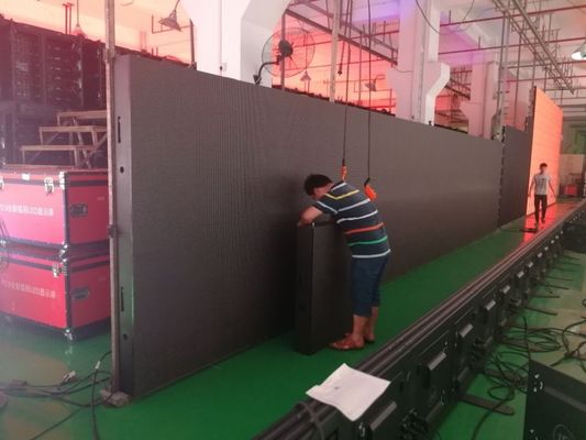 وحدة LED ملونة كاملة P8 ، شاشات LED خارجية للإعلانات 6500 شمعة