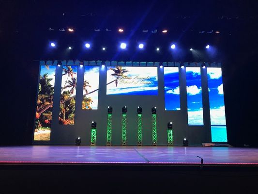 شاشة LED عالية الدقة 64 × 64 نقطة P2.5mm للإعلان