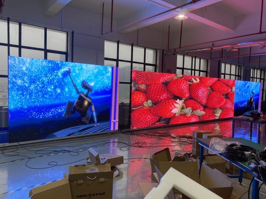 شاشة LED عالية الدقة P2.5 ، خلفية LED رفيعة جدًا للزفاف
