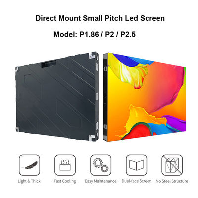 شاشة LED للخدمة الأمامية P2 ، جدار فيديو RGB LED 160000 نقطة