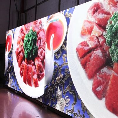 شاشة عرض الإعلانات LED الخارجية 32x32 نقطة ، 1 8 مسح ضوئي LED لوحة الإعلانات الرقمية