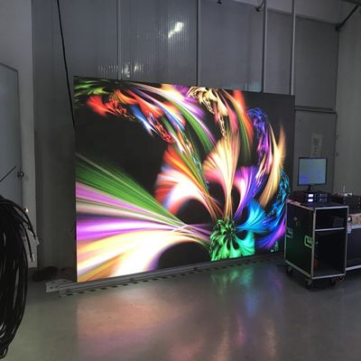 شاشة LED داخلية للإيجار 500x500mm ، الجدار LED الخلفي P3.91