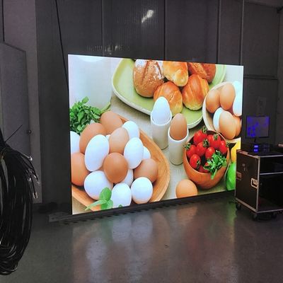 شاشة LED داخلية للإيجار 500x500mm ، الجدار LED الخلفي P3.91