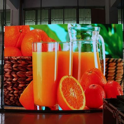 شاشة LED داخلية للإيجار 128x256dots P3.91 P4.81 الربط السلس