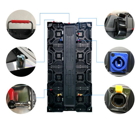 شاشة LED خارجية للإيجار 500mmx1000mm عمر إفتراضي 100000 ساعة
