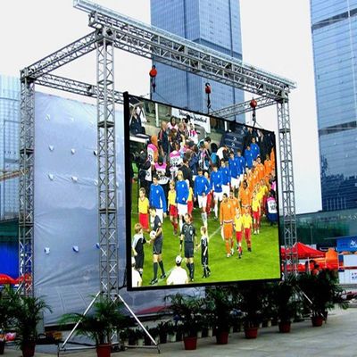 P3.91 تأجير شاشة LED خارجية تايوان Epistar Chip 5500cd سطوع