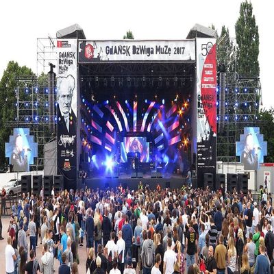 شاشة LED خارجية للإيجار 3840 هرتز للاستوديو وخلفية المسرح