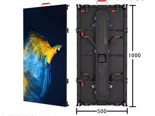 شاشة LED الخارجية للإيجار P4.81 500mm * 500mm Die Casting Aluminium