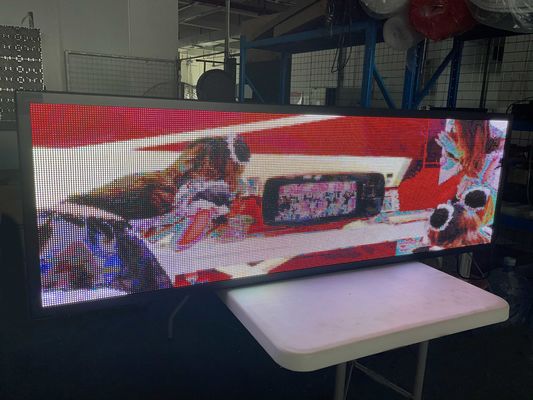 الفتح الأمامي P10 RGB SMD3535 LED لافتات رقمية خارجية