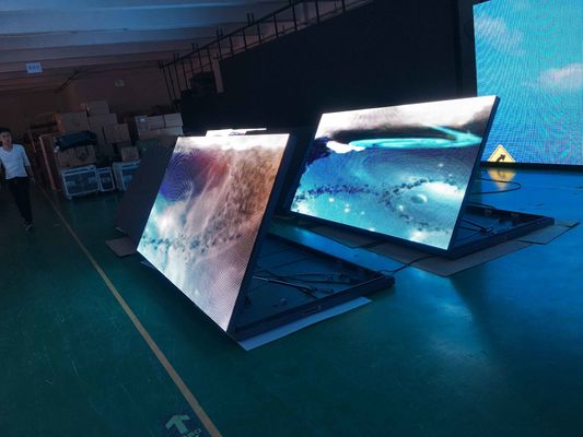 شاشة LED خارجية P3 P4 P5 P8 4000cd ذات الوصول الأمامي على الوجهين