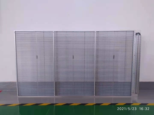 الإضاءة الجانبية P3.91-7.8 شاشة LED شفافة ذات سطوع عالٍ انظر من خلال LED لمدخل زجاجي