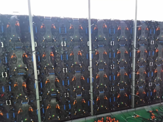 شاشة LED خارجية للإعلانات P3.91 للتركيب الثابت الإيجاري