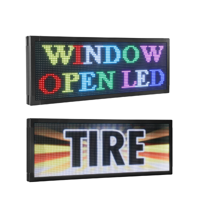 شاشة LED للنافذة الخلفية P4RGB IP65 ، لافتة LED خارجية قابلة للبرمجة WIFI