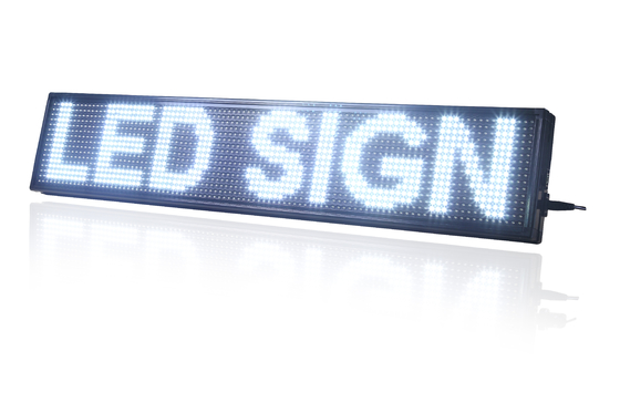 علامات LED للتمرير في الهواء الطلق قابلة للبرمجة P10 للإعلان عن المحلات