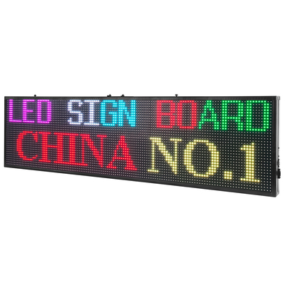P6 RGB لافتات رقمية LED خارجية قابلة للبرمجة 64x160 نقطة