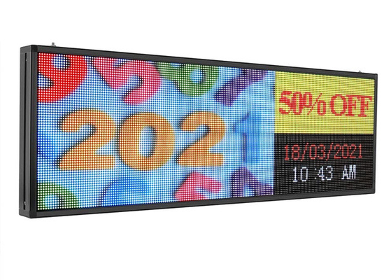 مخزن واي فاي برمجة LED نافذة لافتات 320x160mm 220V لعرض الفيديو