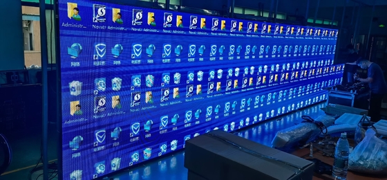 شاشة الإعلانات P3.91 شاشة LED ثابتة 500x1000 مجلس الوزراء