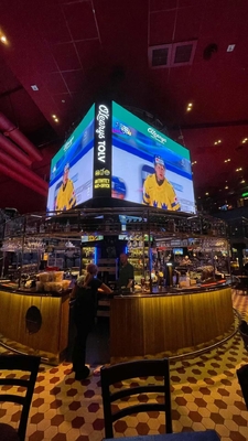 شاشة الإعلانات P3.91 شاشة LED ثابتة 500x1000 مجلس الوزراء