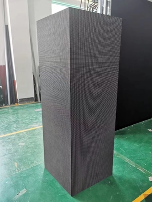 شاشة LED منحنى التثبيت الثابت في الهواء الطلق 5000mcd / m2 لجدار الفيديو