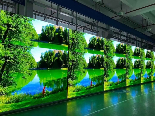 شاشة LED خارجية للإيجار عالية معدل التحديث مع خزانة من الألومنيوم