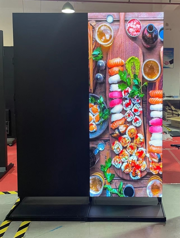 شاشة حائط فيديو LED ملصق عرض لمركز التسوق الداخلي P2.5 RGB