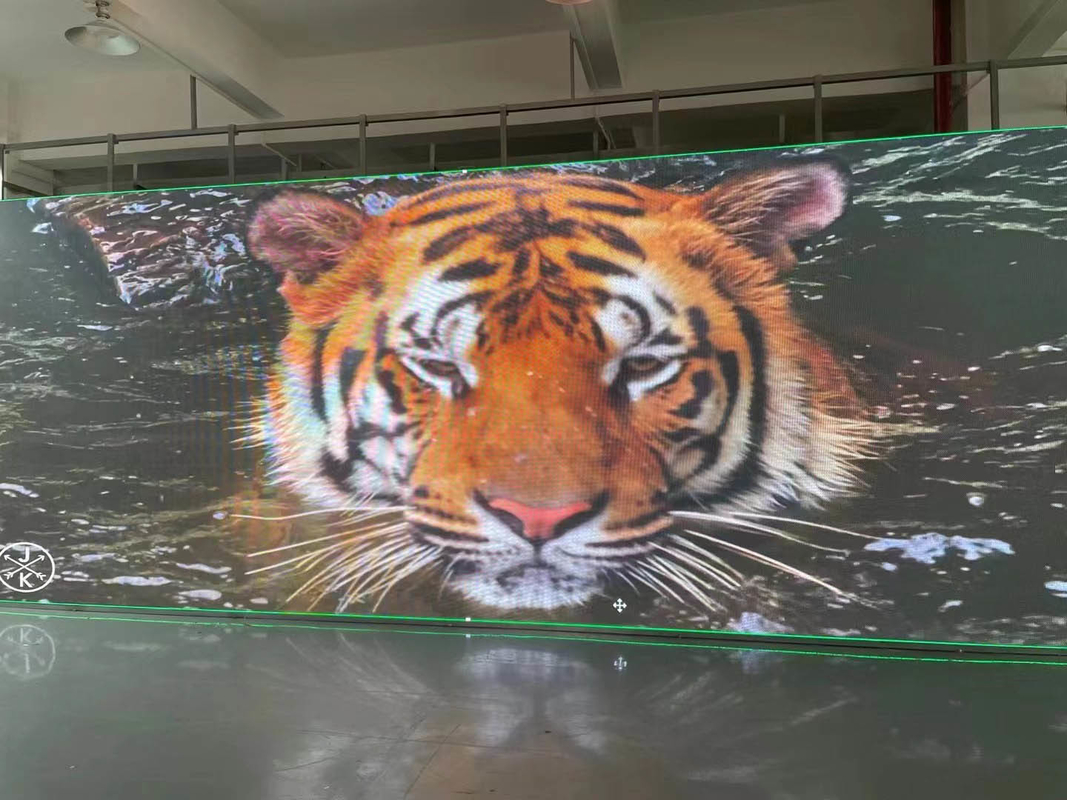 زخرفة قاعة الزفاف P3.91 شاشة LED داخلية 500x1000mm خزانة من الألومنيوم