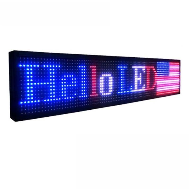 علامات عرض نافذة LED عالية الدقة P10 16 * 192 سم لترويج مركز التسوق في المتجر