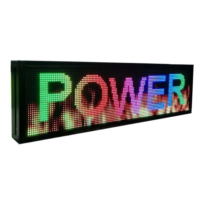 لوحة عرض LED ملونة كاملة بالتمرير الداخلي SMD 30W لمتجر النوافذ
