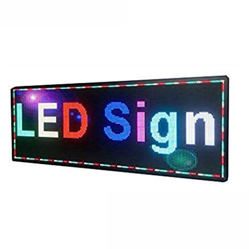 شاشة عرض LED للنافذة الخلفية قابلة للتمرير تشير إلى تحكم RS232 بالألوان الكاملة القابلة للبرمجة