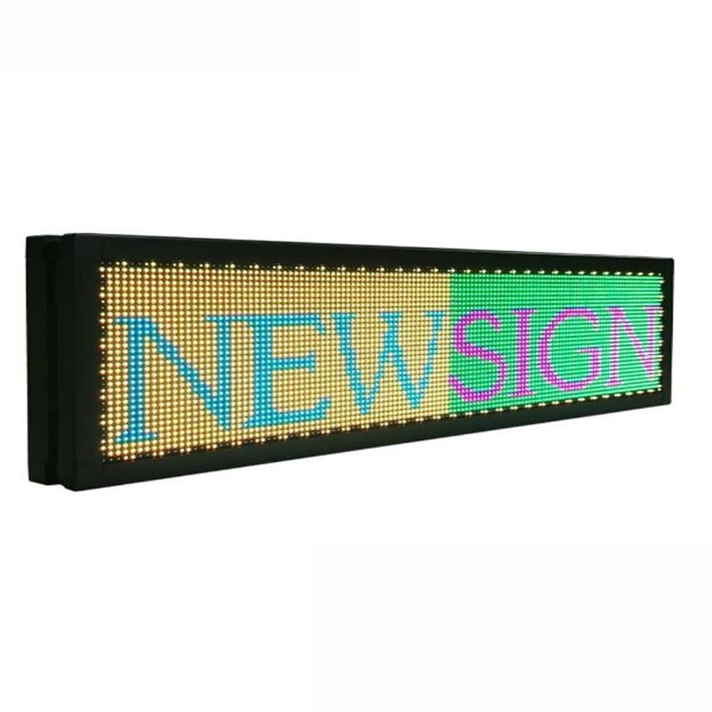 USB P5 تاكسي لاسلكي رسالة شاشة LED لنافذة لافتات بالألوان الكاملة RGB قابلة للبرمجة