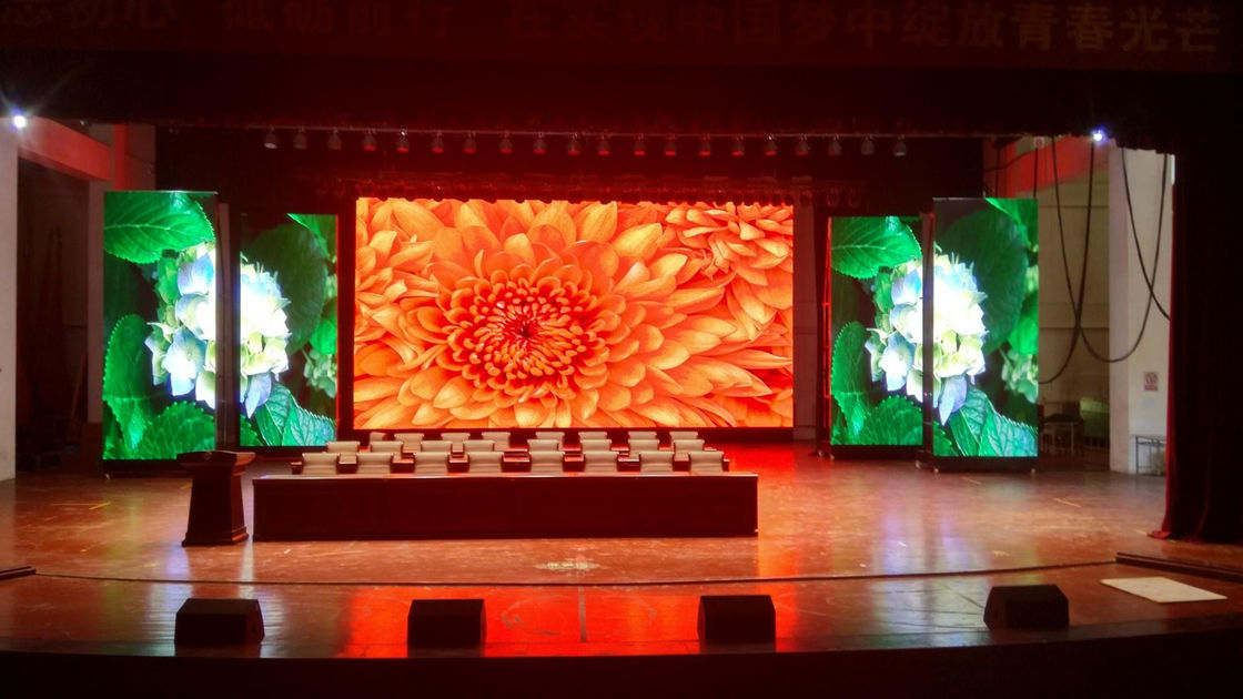 1200cd شاشة LED خلفية للمسرح ، P3 LED Video Wall Advertising Business
