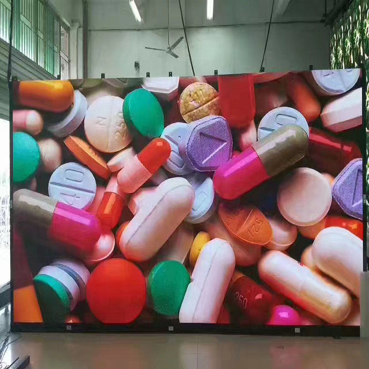 شاشة عرض LED للإيجار P3 مقاومة للماء في الهواء الطلق 60 توفير الطاقة مع تيار التردد المنخفض